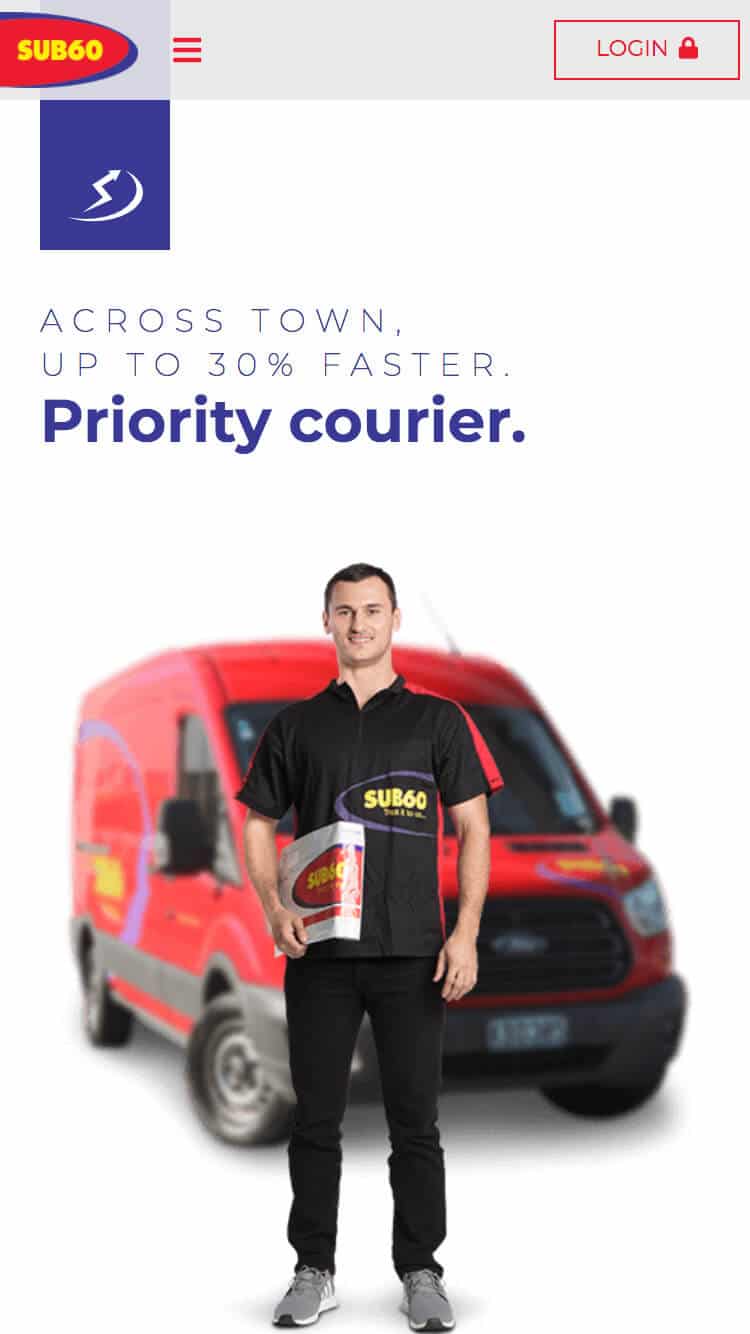 Forge-SUB60-Priority-Courier-mobile_view